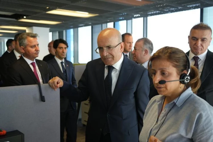 Hazine ve Maliye Bakanı Şimşek, VİMER'i ziyaret etti