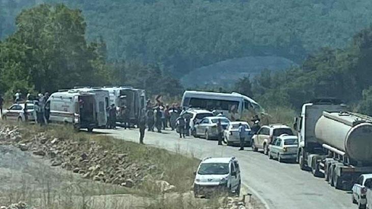 Bursa'da feci kaza: 1 ölü, 5 yaralı