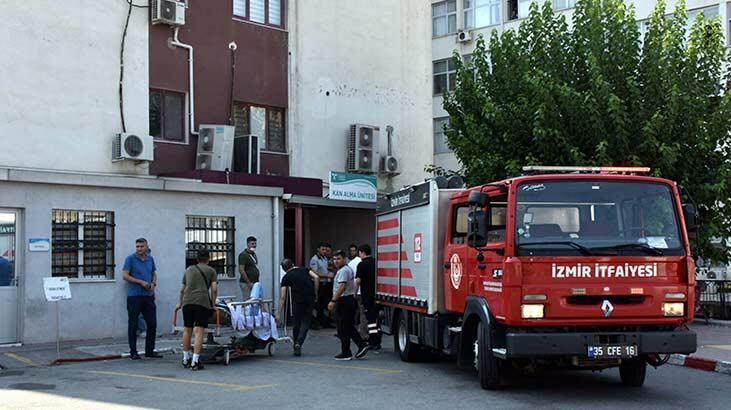 İzmir'de hastanede yangın! Binadan tahliye edilenler var
