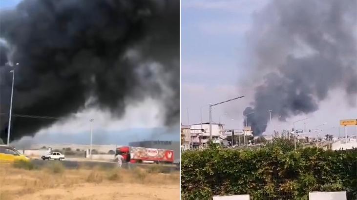 İzmir'de palet fabrikasında yangın - Güncel Haberler Milliyet